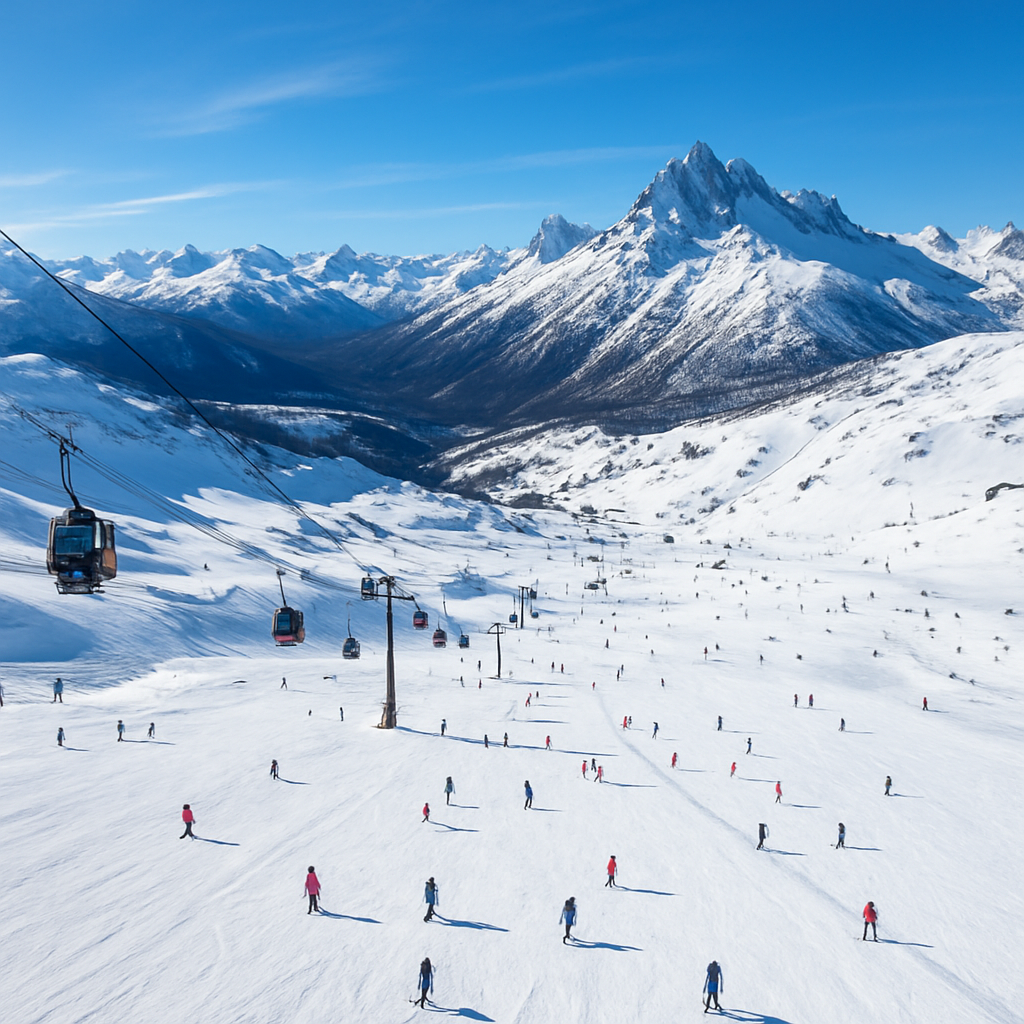 Las mejores montañas para hacer snowboard en Argentina